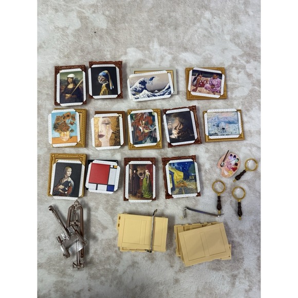 Master Pieces Other - NEW Zuru Mini Brands Create Masterpieces LOT - Mona Lisa And More